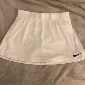 white nike skirt